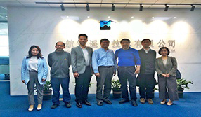 南京師范大學(xué)閭國年教授，親臨飛燕航空遙感進(jìn)行技術(shù)交流