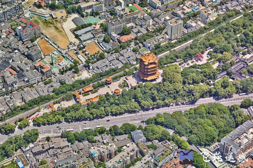 一樓一閣，均以數(shù)字化方式呈現(xiàn)——實(shí)景三維“復(fù)刻”大美武漢